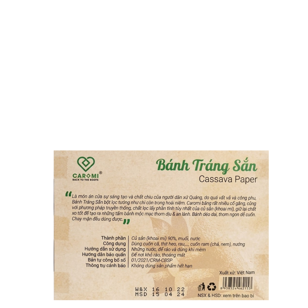Món bánh tráng sắn