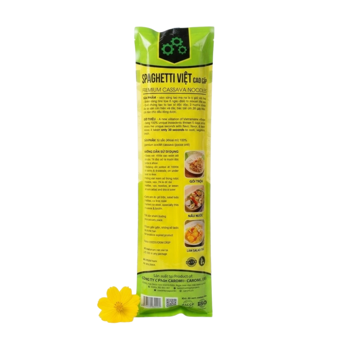 Món spaghetti sắn